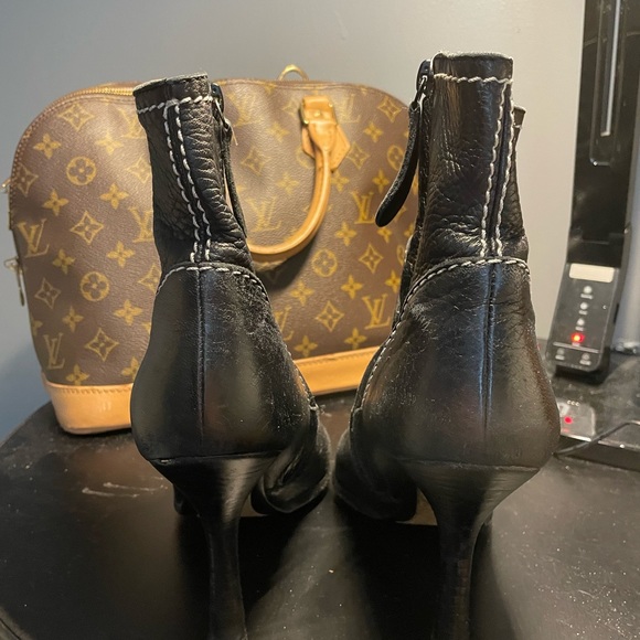 Giuseppe Zanotti Leather Booties Size 37 - Picture 4 of 8
